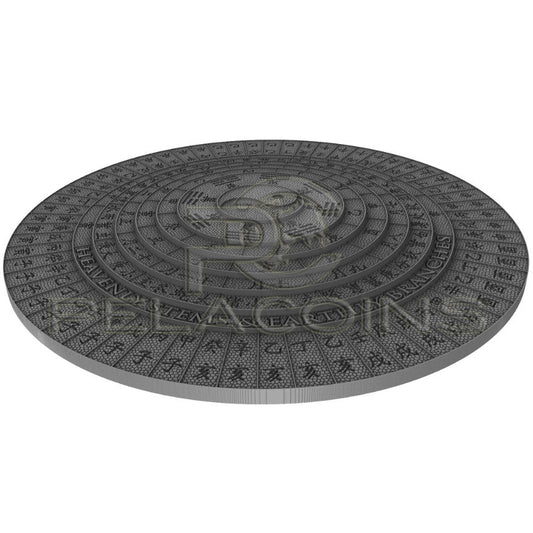 Niue 2020 5$ HEAVENLY STEMS AND EARTHLY BRANCHES - Ancient Calendars 2oz