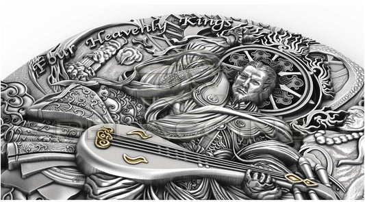 Niue Island 2021 5$ CHIGUOTIAN - Four Heavenly Kings 2oz