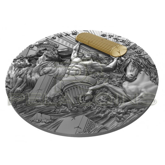 Niue 2021 5$ 12 Prac Herkulesa -  STAJNIE AUGIASZA 2oz