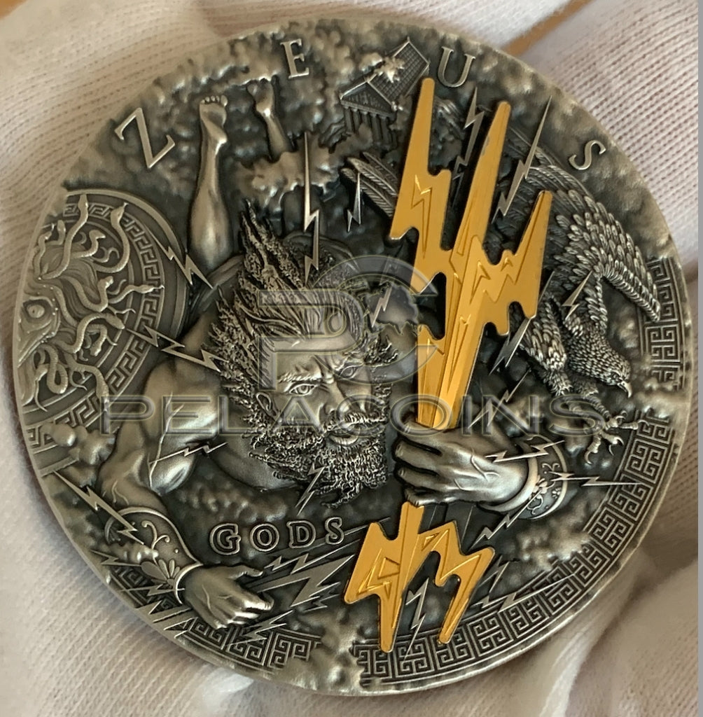 Niue Island 2021 2$ Gods - Zeus