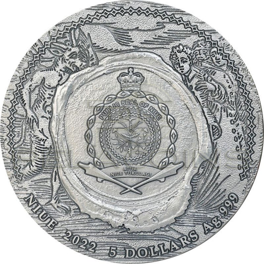 Niue Island 2022 5$ Mistakes of Mankind - The Witch Trial 2oz
