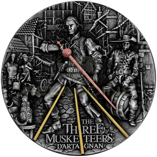 Niue Island 2022 5$ D'ARTAGNAN - THE THREE MUSKETEERS 2oz