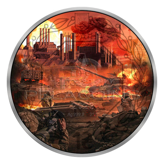 Ukraine 2023 1 Hryvnia The Battle of Azovstal 1oz