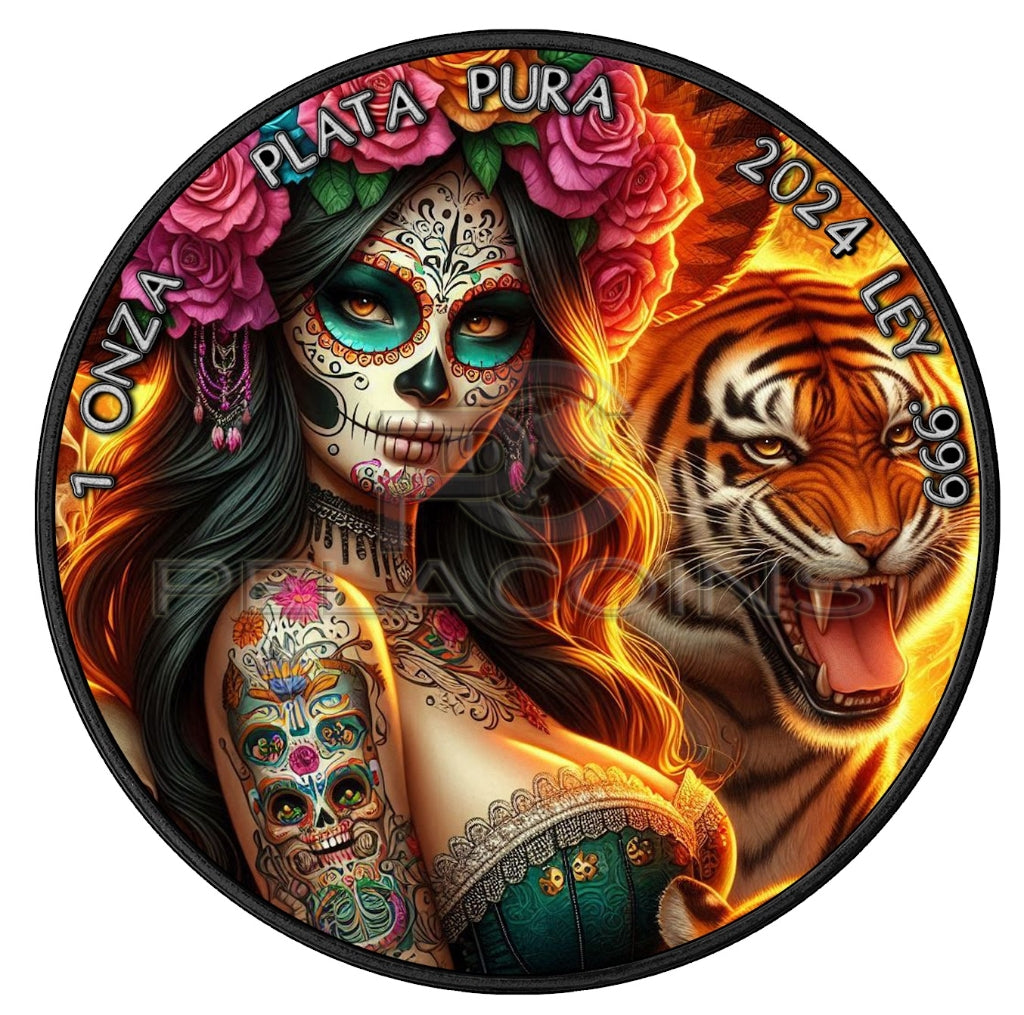 Mexico 2024 1 onza Libertad DIA DE LOS MUERTOS Special Edition - Day of the Dead 1oz