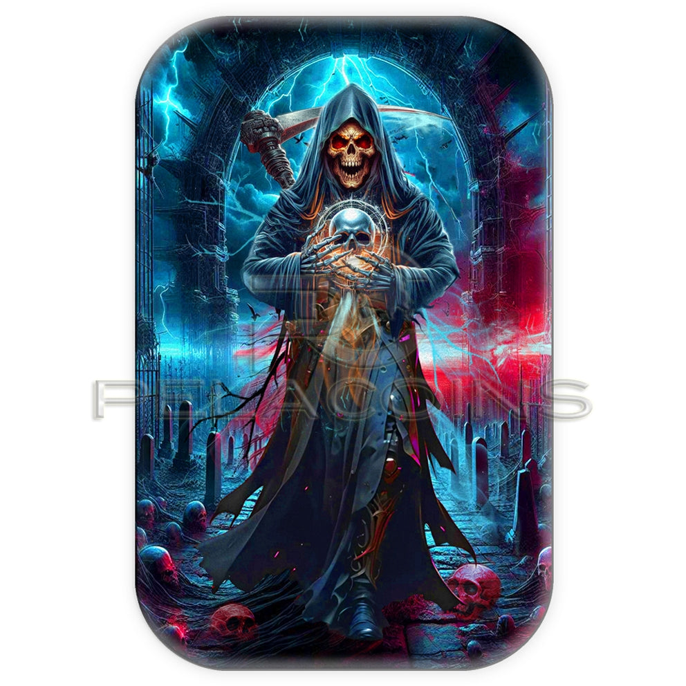 Grim Reaper 2025 2oz Silver Cast Bar