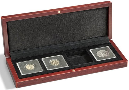 Drewniane etui VOLTERRA do 4 kapsuł QUADRUM