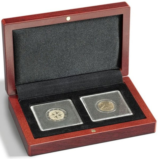 Drewniane etui VOLTERRA do 2 kapsuł QUADRUM