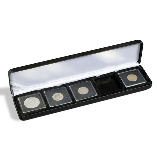 Metalowe etui na monety NOBILE 5x QUADRUM