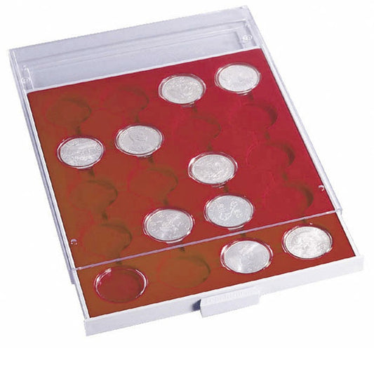 Kaseta MBG CAPS 41 na monety 1$ w kapslach - szuflada w kolorze szarym