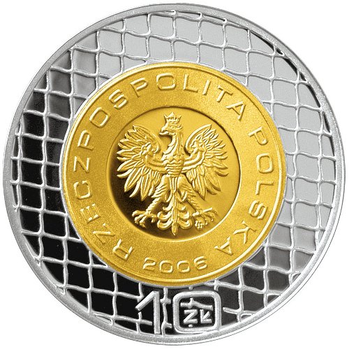 10 zł, Mistrzostwa Świata w Piłce Nożnej Niemcy 2006, platerowana, 2006