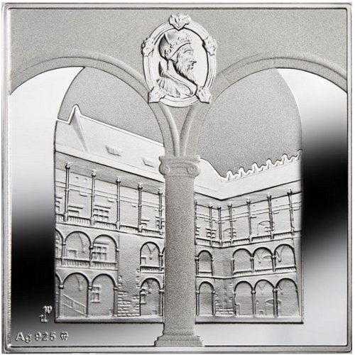 Arrasy wawelskie - Groteska z monogramem S A w medalionie