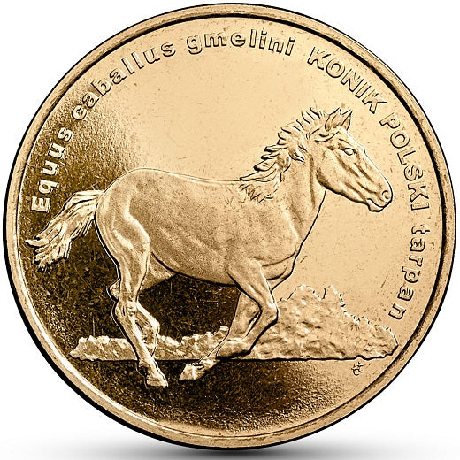 2 zł, Zwierzęta świata - Konik polski (łac. Equus caballus gmelini), 2014