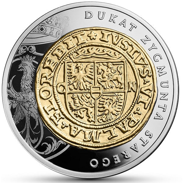 20 zł, Historia monety polskiej - dukat Zygmunta Starego, 2016