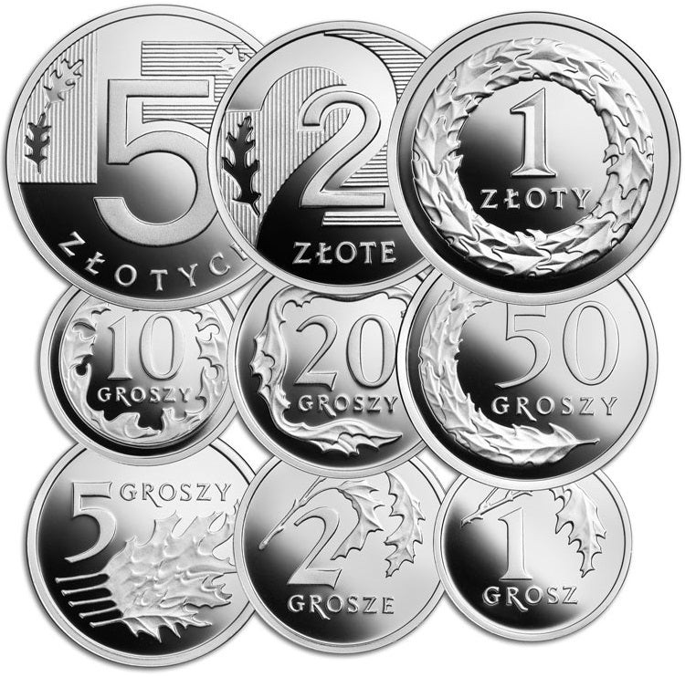 100 lat złotego - zestaw srebrny, 2019