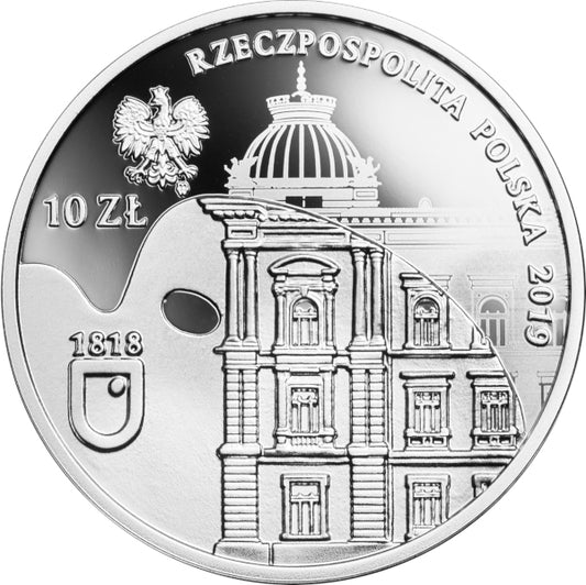10 zł, 200-lecie Akademii Sztuk Pięknych im. Jana Matejki w Krakowie, 2019