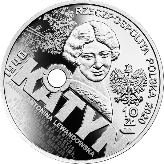 10 zł, Katyń Palmiry 1940, 2020