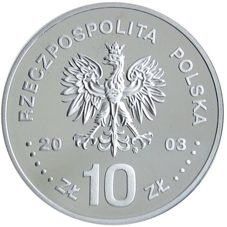 10 zł, Poczet królów i książąt polskich: Stanisław Leszczyński (1704-1709, 1733-1736), popiersie, 2003