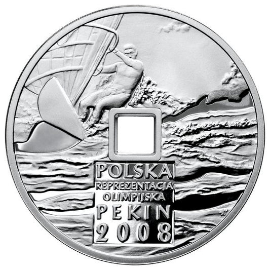10 zł, Igrzyska XXIX Olimpiady - Pekin 2008, otwór kwadratowy, 2008