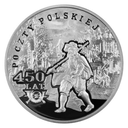 10 zł, 450 lat Poczty Polskiej, 2008