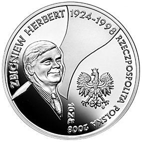 10 zł, Zbigniew Herbert (1924-1998), 2008