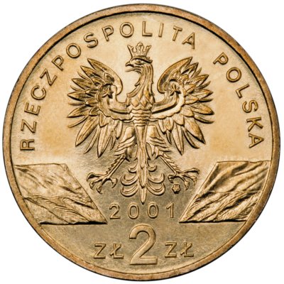 2 zł, Zwierzęta świata - Paź królowej (łac. Papilio machaon), 2001