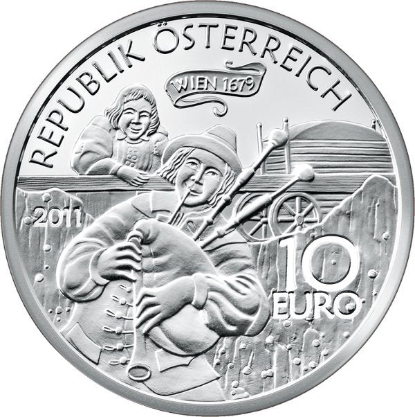 10 Euro, Opowieści i legendy Austrii - Ach, kochany Augustynie, 2011